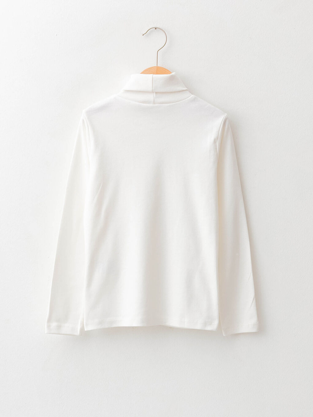 LCW Kids Rollkragen Basic Langarm Baumwolle Mädchen T-Shirt -W15553Z4-R9J