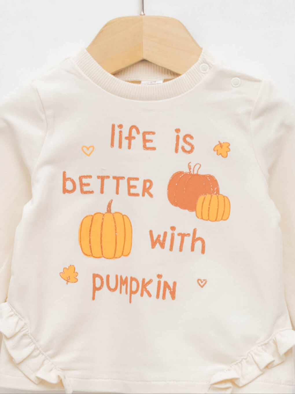 Μπλούζα Φούτερ και Κολάν με Στρογγυλή Λαιμόκοψη, Μακρυμάνικη, με Μοτίβο, Σετ 2-Pack για Μωρά - Για Κορίτσια-2