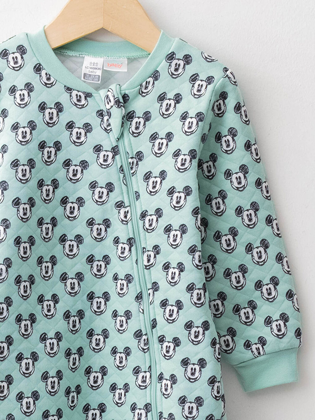 Mickey Mouse Printed 0.5 Tog Fiber Baby Boy Sleeping Bag-2