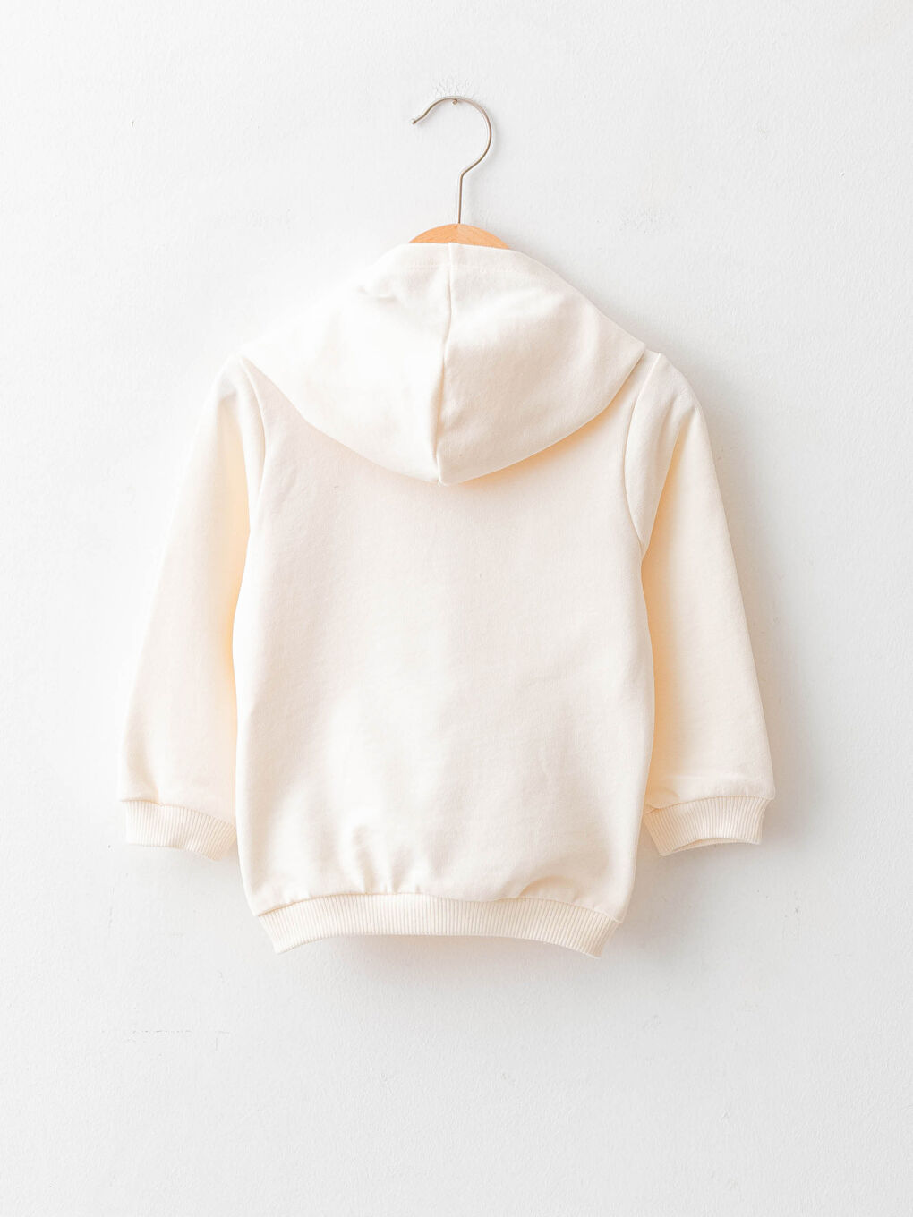 Hooded Long Sleeve Baby Girls' Zippered Sweatshirt-1