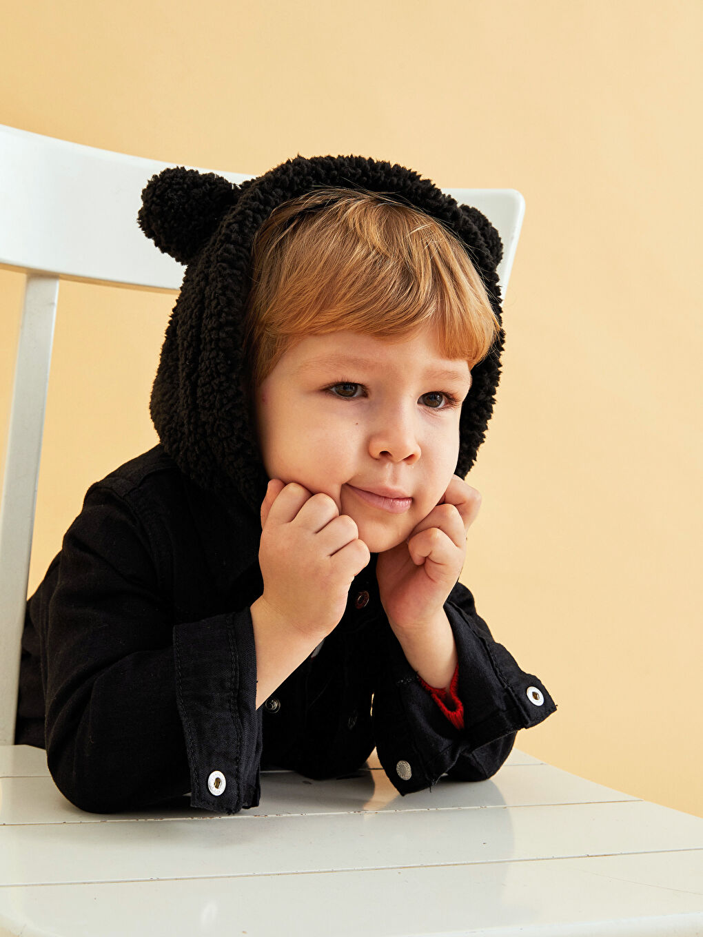 LCW baby Veste En Jean Basique À Capuche Et Manches Longues Pour Bébé Garçon -W16117Z1-326