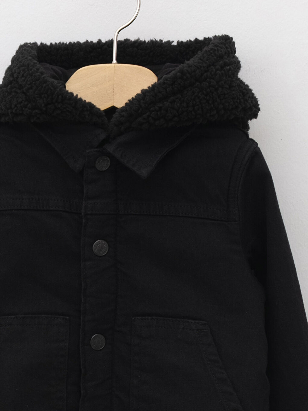 LCW baby Veste En Jean Basique À Capuche Et Manches Longues Pour Bébé Garçon -W16117Z1-326