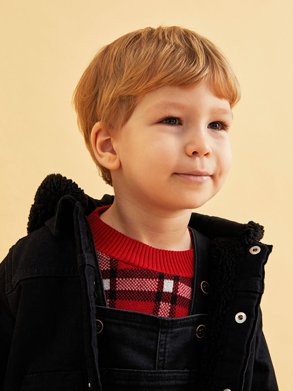 LCW baby Veste En Jean Basique À Capuche Et Manches Longues Pour Bébé Garçon -W16117Z1-326