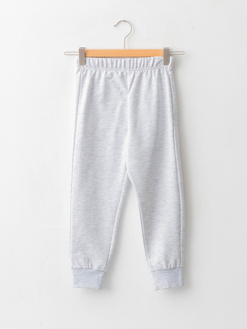 Gri Beli Lastikli Erkek Çocuk Jogger Eşofman Altı