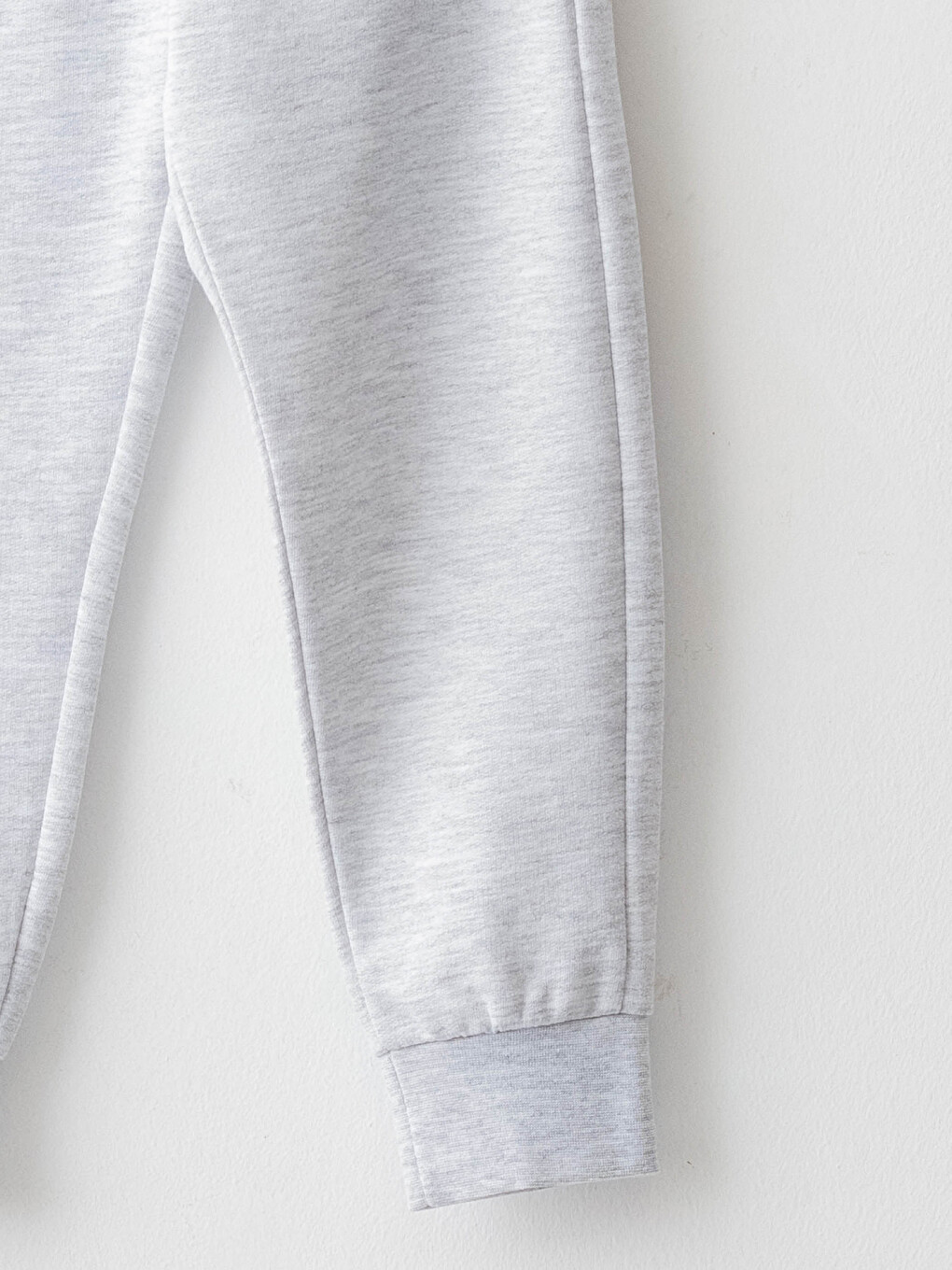 Gri Beli Lastikli Erkek Çocuk Jogger Eşofman Altı-2