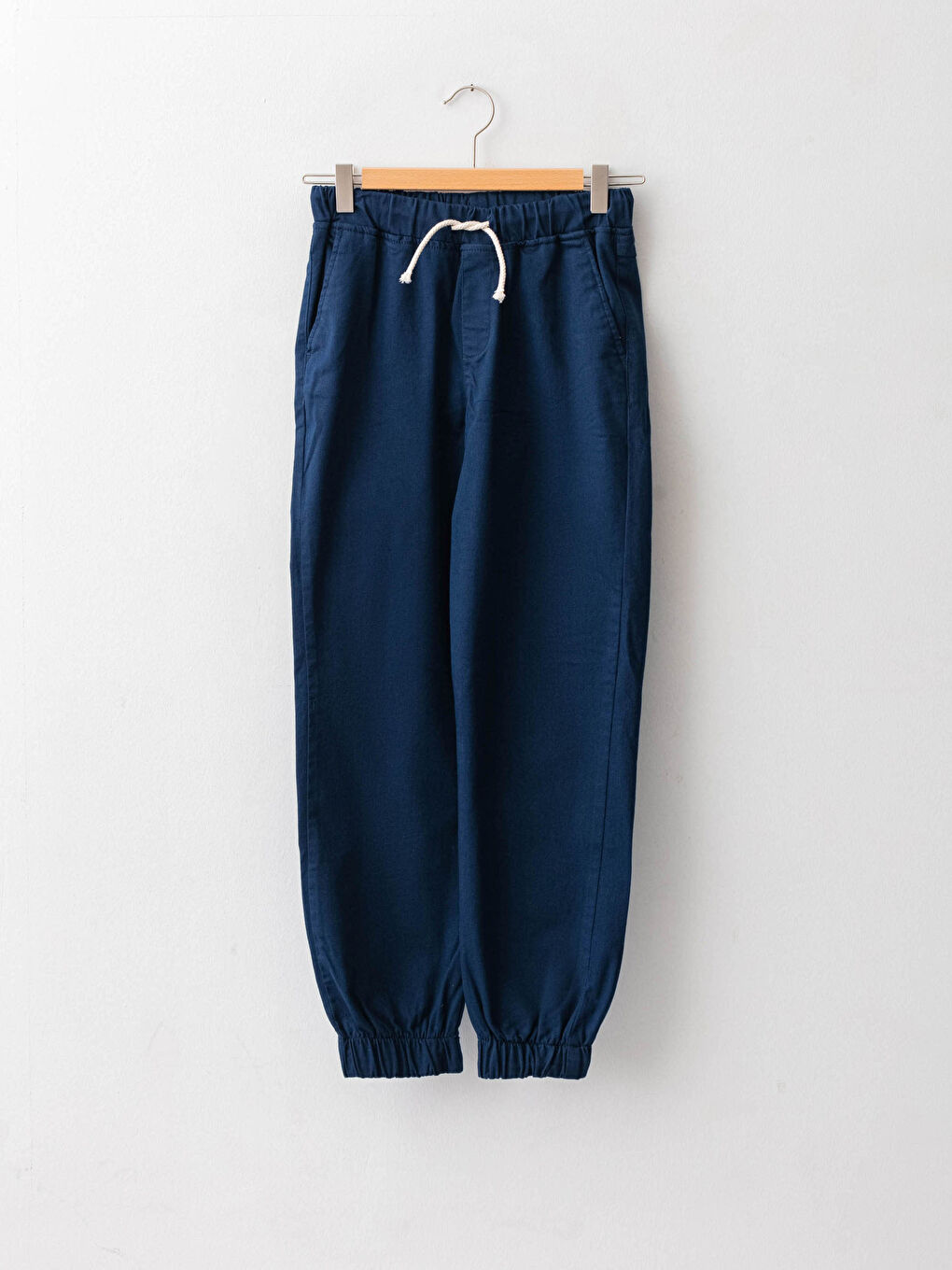 بنطلون جوجر أولاد جبردين بوسط مطاطي سادة