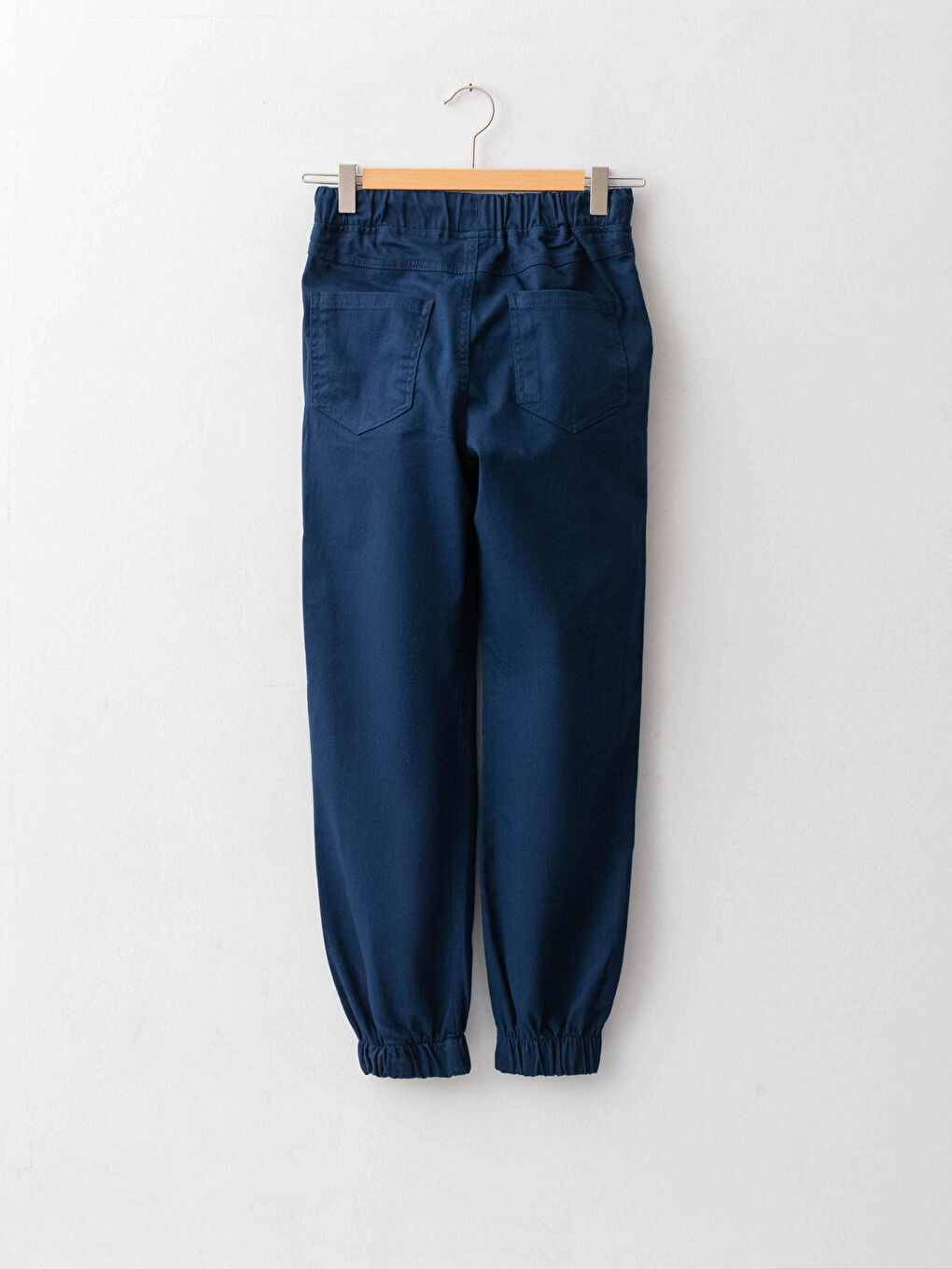 بنطلون جوجر أولاد جبردين بوسط مطاطي سادة-1