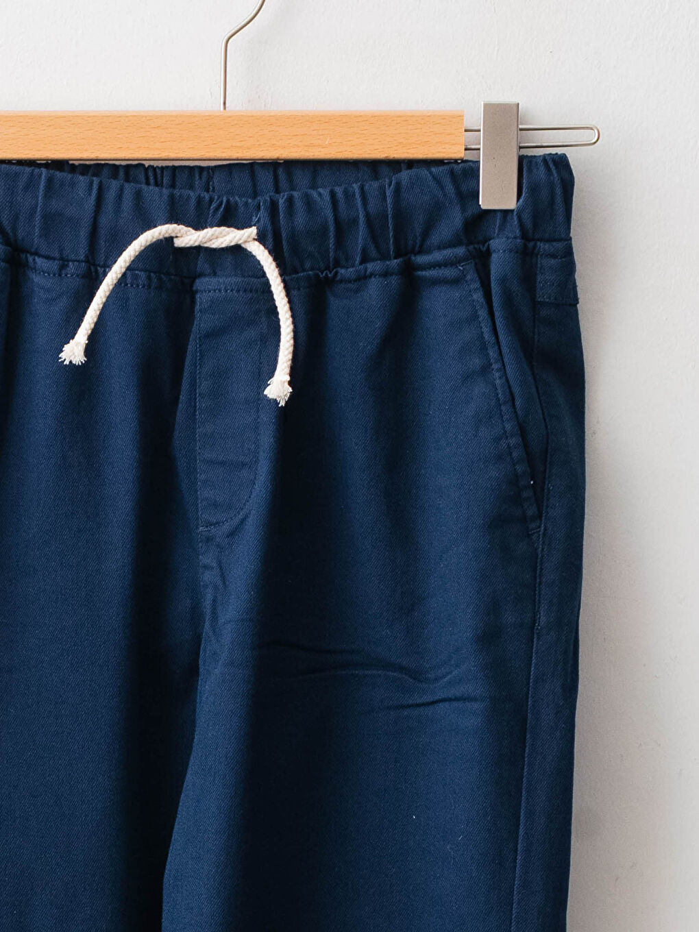 بنطلون جوجر أولاد جبردين بوسط مطاطي سادة-2