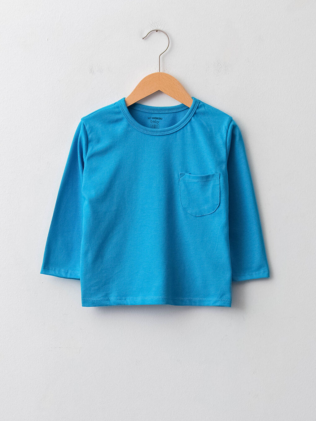 Majica od pamuka sa dugim rukavima i okruglim izrezom za bebe dečake