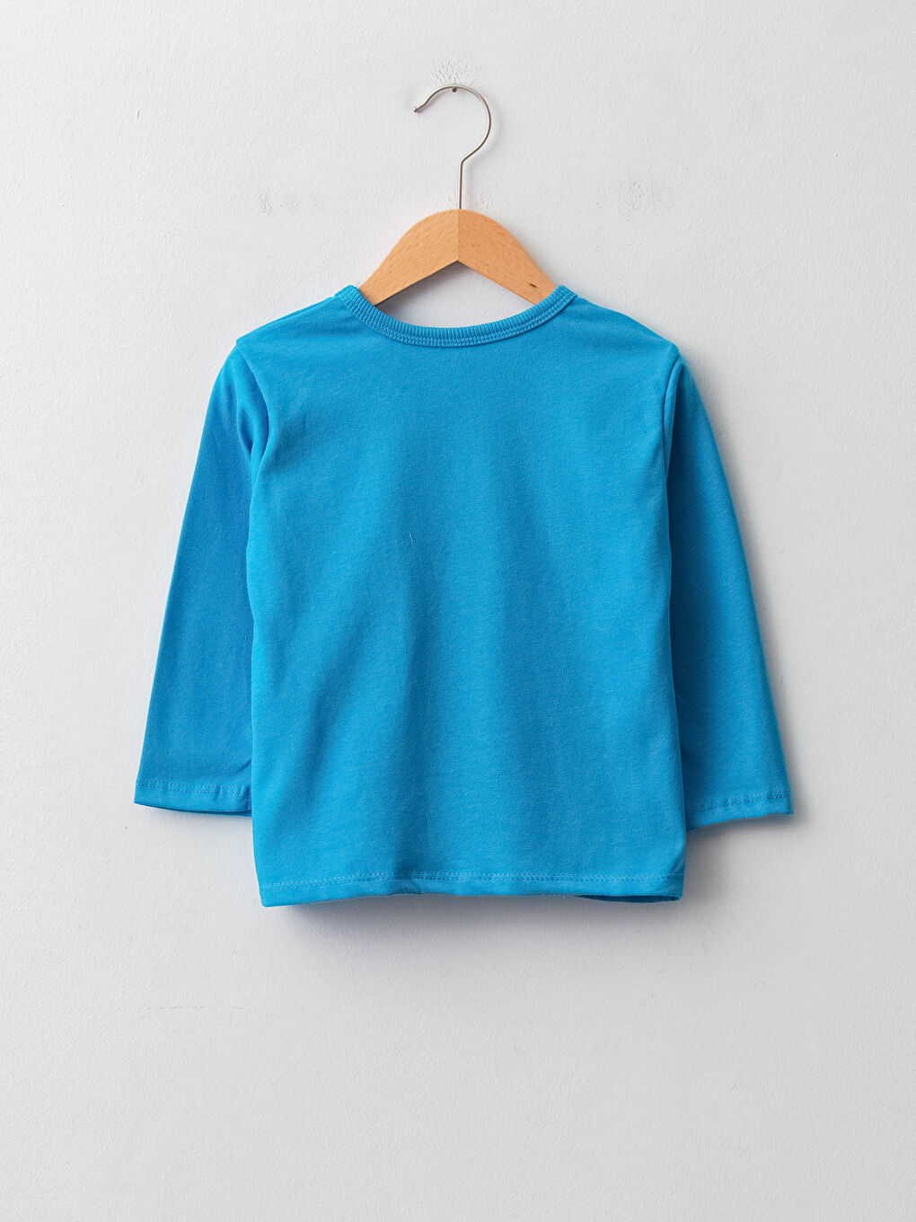 Majica od pamuka sa dugim rukavima i okruglim izrezom za bebe dečake-1