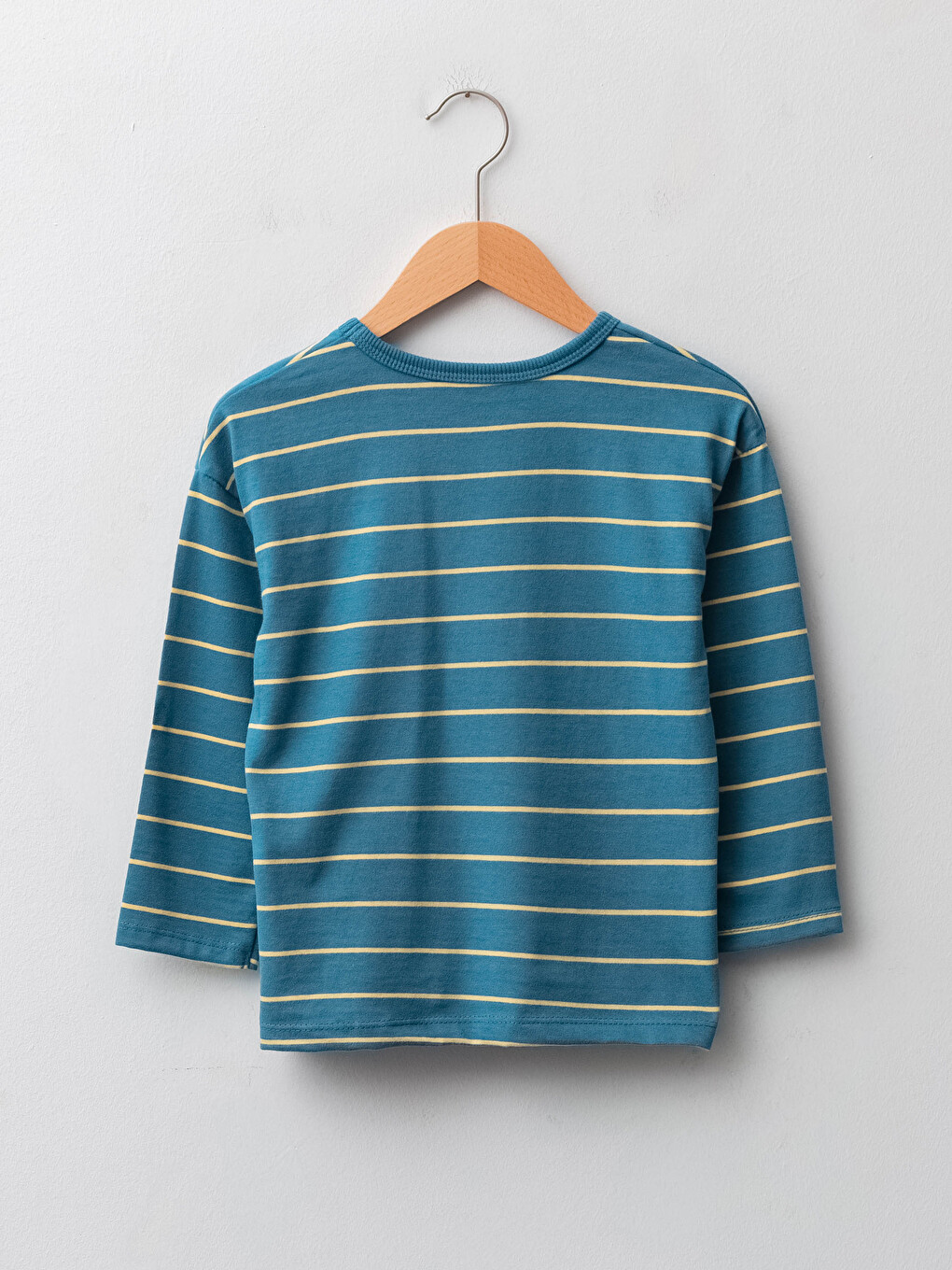 T-shirt Bébé Garçons Rayé À Manches Longues Et Col Rond-1