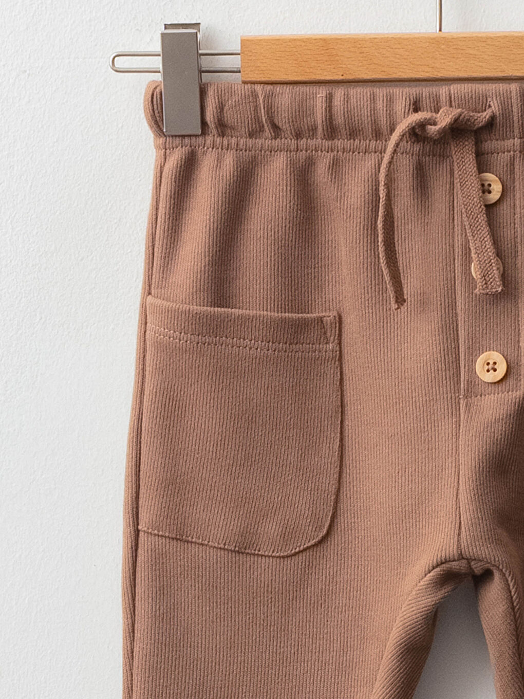 Elastic Waist Basic Cotton Baby Boy Sweatpants-2