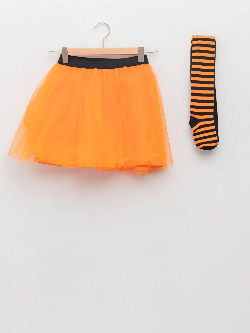 H12 Elastic Waist Girl Tutu Skirt and Tights