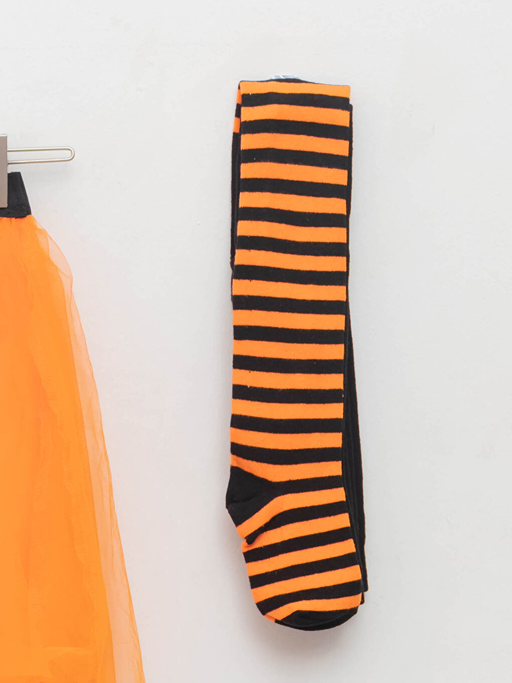 H12 Elastic Waist Girl Tutu Skirt and Tights-2