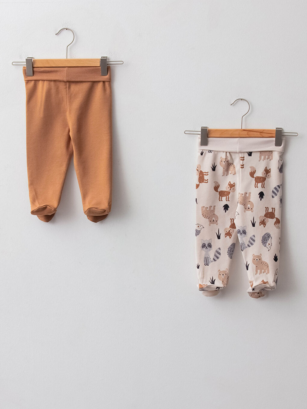 Еластичен Колан Базови Памучни Панталони 2 Броя-1