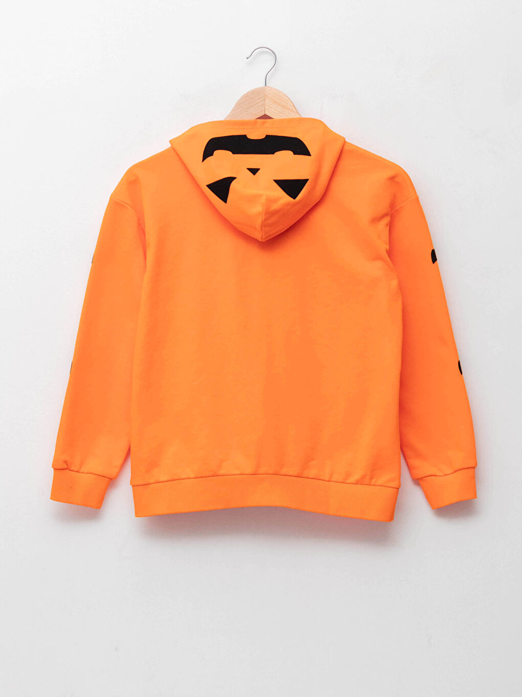 LCW Kids Hooded Printed Long Sleeve Girls' Sweatshirt -W16702Z4-GMX