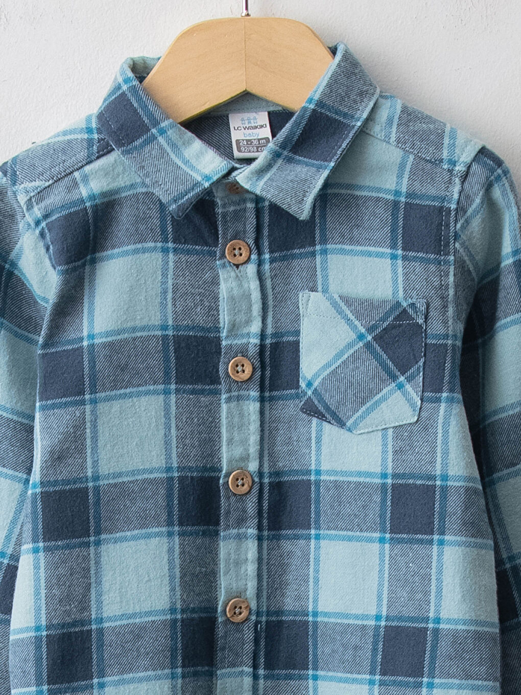 Chemise BLEU Bébé garçon -2