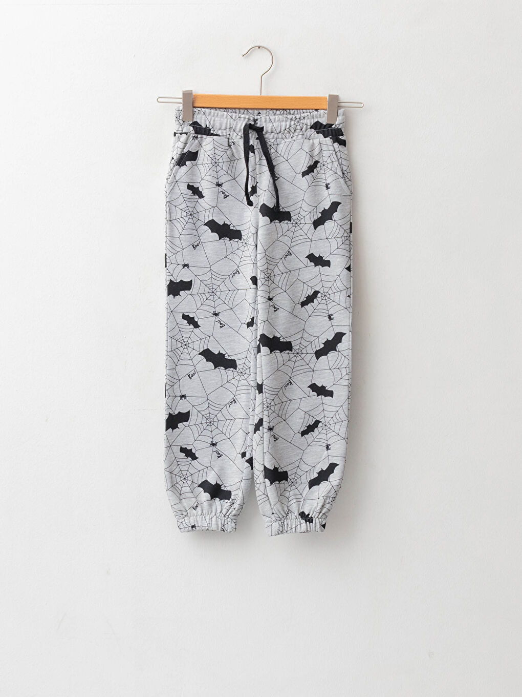 LCW Kids Elastic Waist Printed Girl Jogger Sweatpants -W16792Z4-LAL