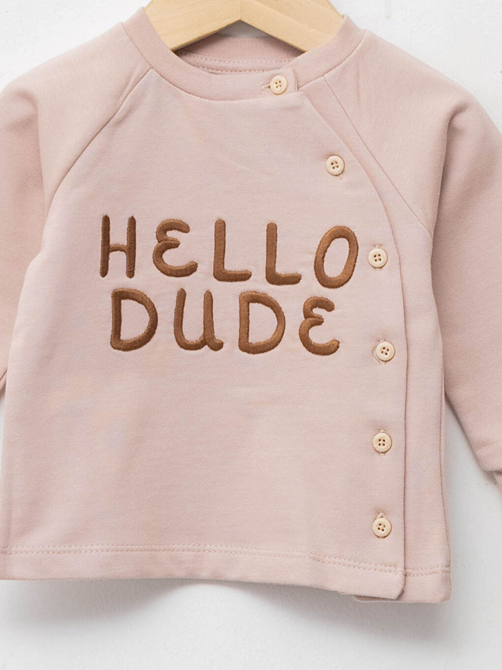 Crew Neck Long Sleeve Printed Baby Boy Cardigan and Trousers 2-Pack Set-2