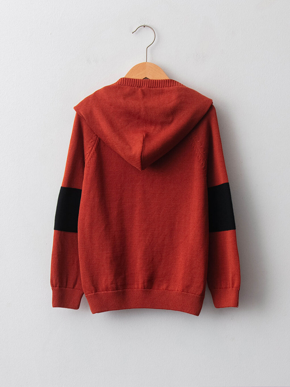 Hooded Printed Long Sleeve Boy Thin Knitwear Sweater-1