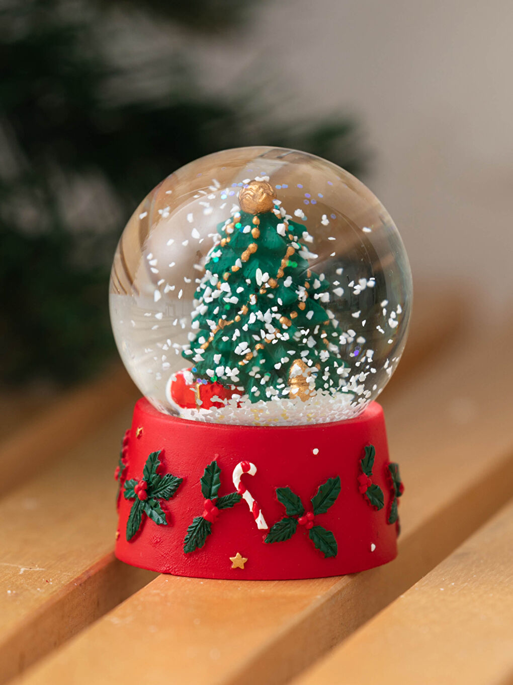 LCW HOME Christmas Themed Patterned Decorative Snow Globe 4x4x6 Cm -W16941Z8-F9C