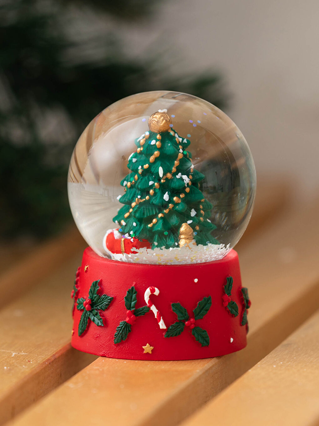 LCW HOME Christmas Themed Patterned Decorative Snow Globe 4x4x6 Cm -W16941Z8-F9C