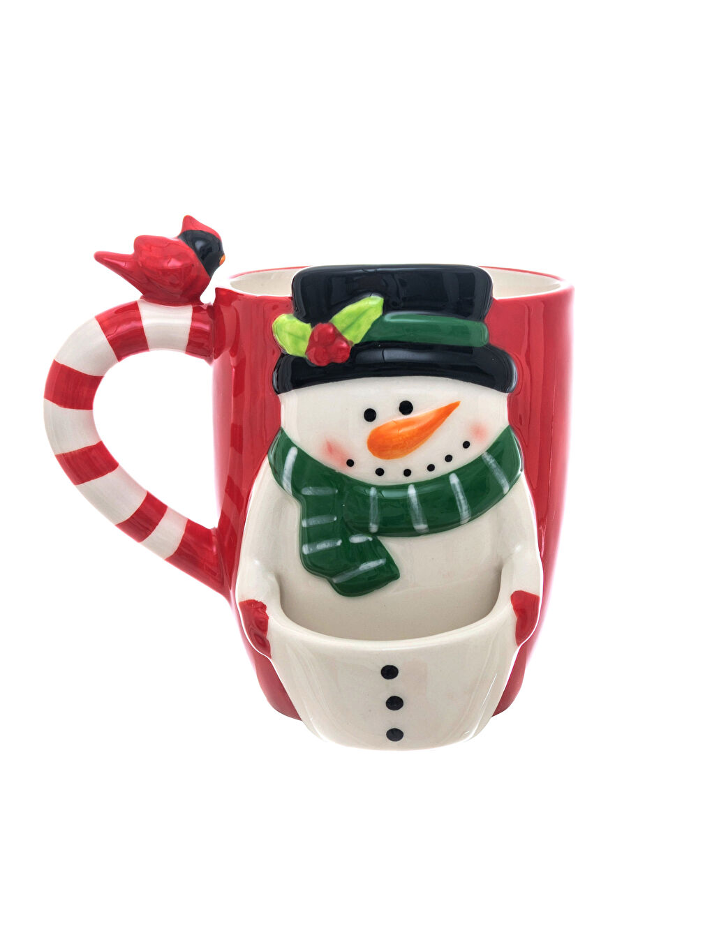 LCW HOME New Year Themed Cookie Pocket Ceramic Cup 13x11x12 Cm -W16948Z8-F9C
