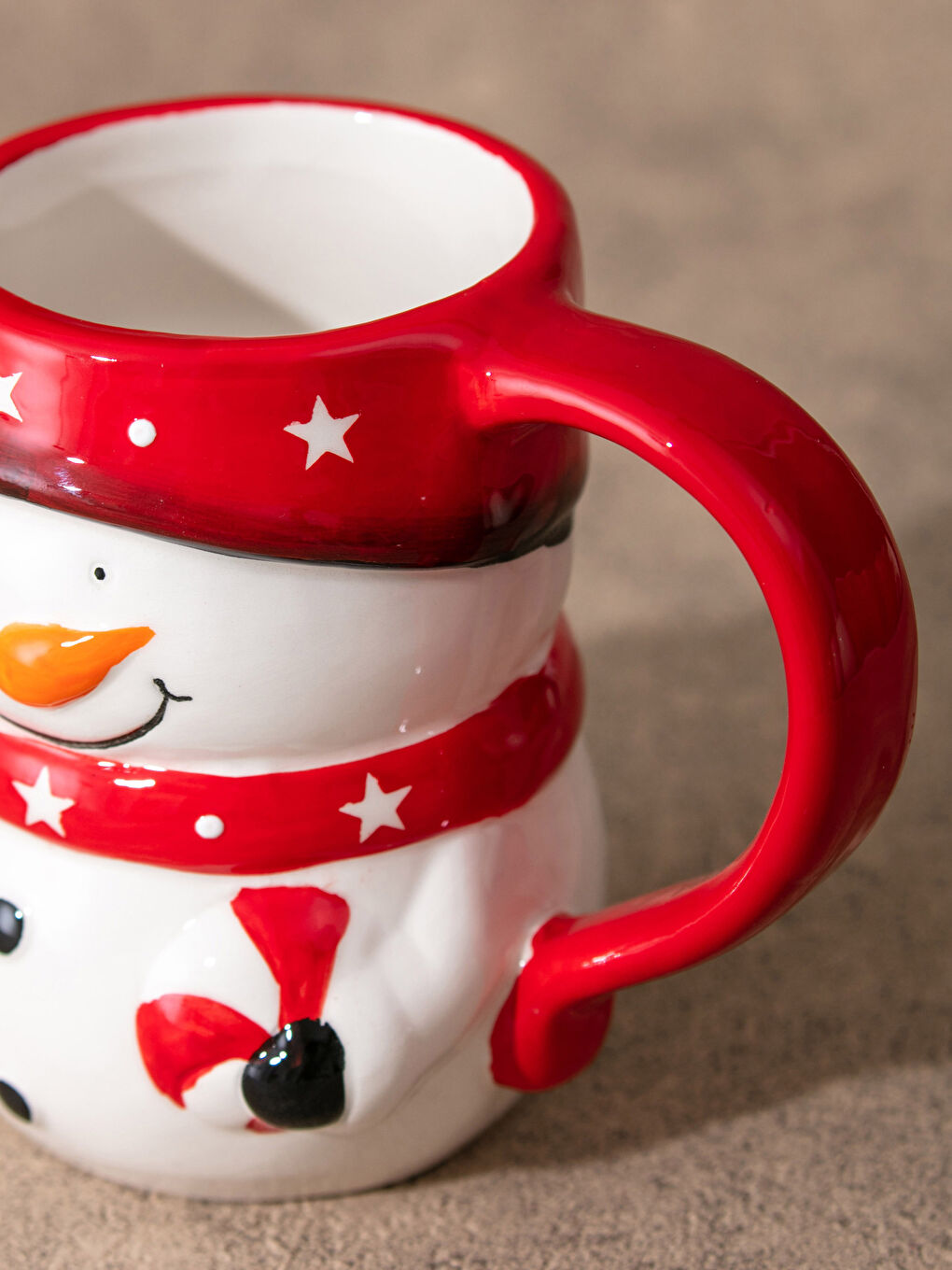 LCW HOME New Year Themed Patterned Ceramic Cup Bardak 13x8x10 Cm -W16949Z8-F9C