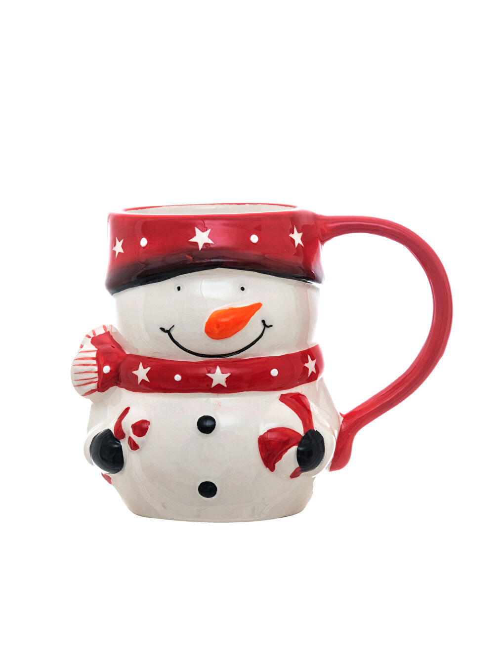 LCW HOME New Year Themed Patterned Ceramic Cup Bardak 13x8x10 Cm -W16949Z8-F9C