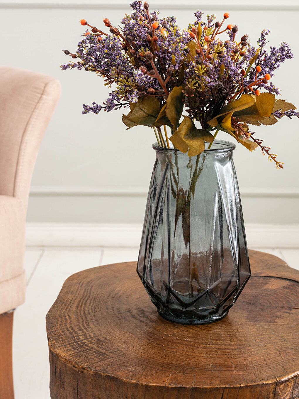 Decorative Glass Vase 19x8 Cm
