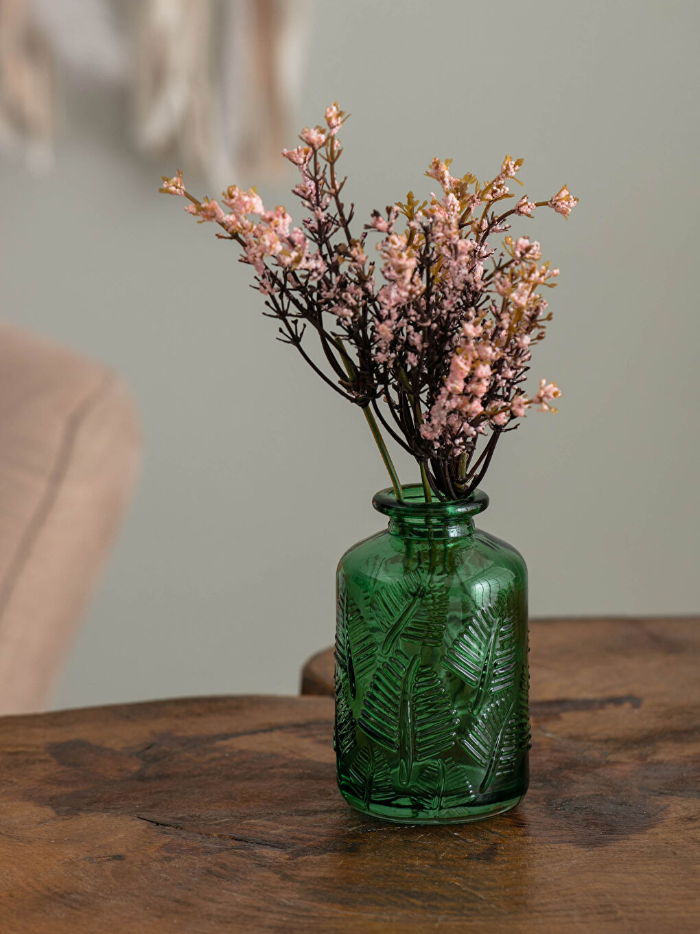 Yeşil Dekoratif Cam Vazo