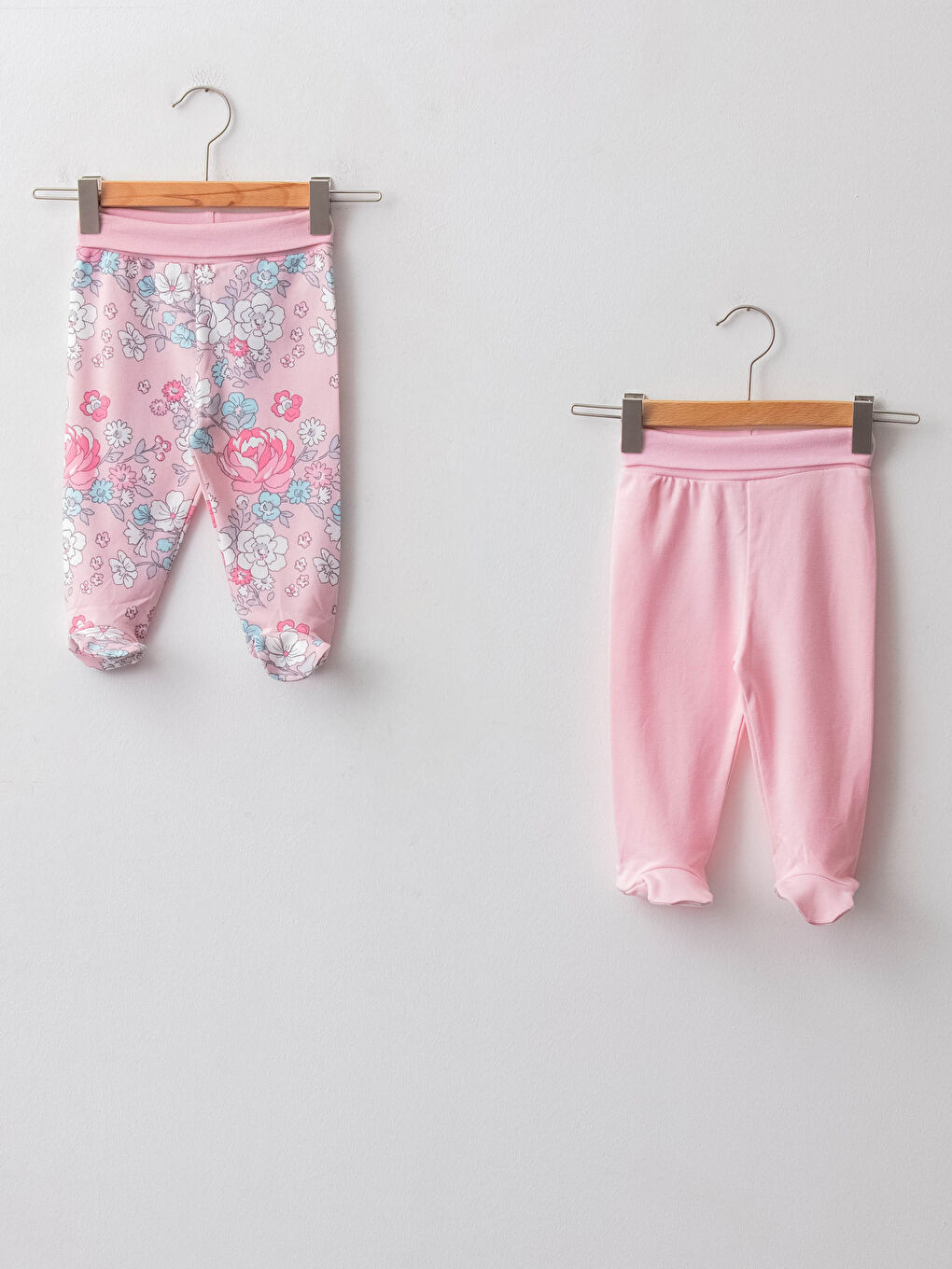 Pantalon Bébé Fille à Taille Élastique Lot de 2