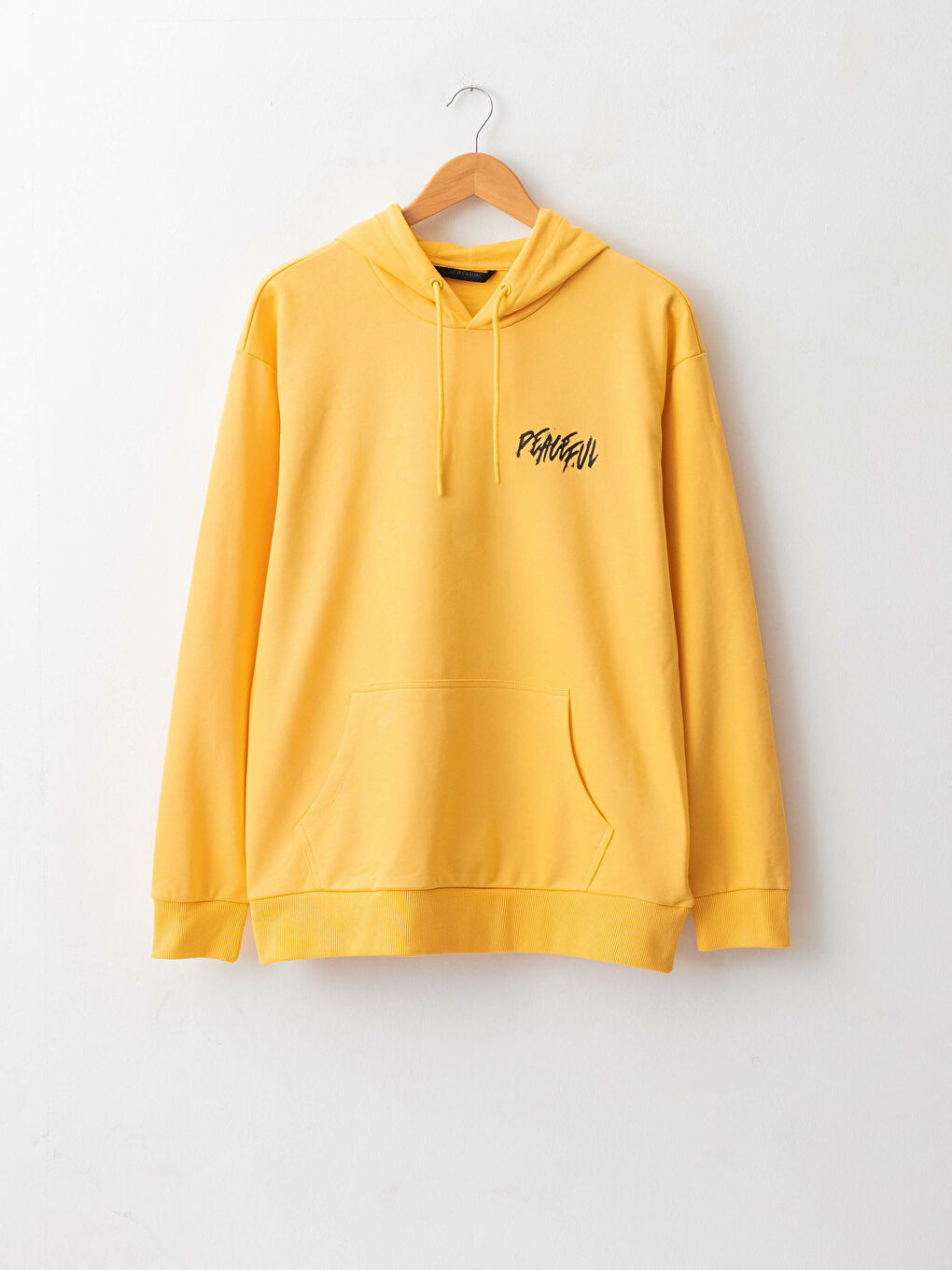 Long Sleeve Printed Thick Men's Hoodie