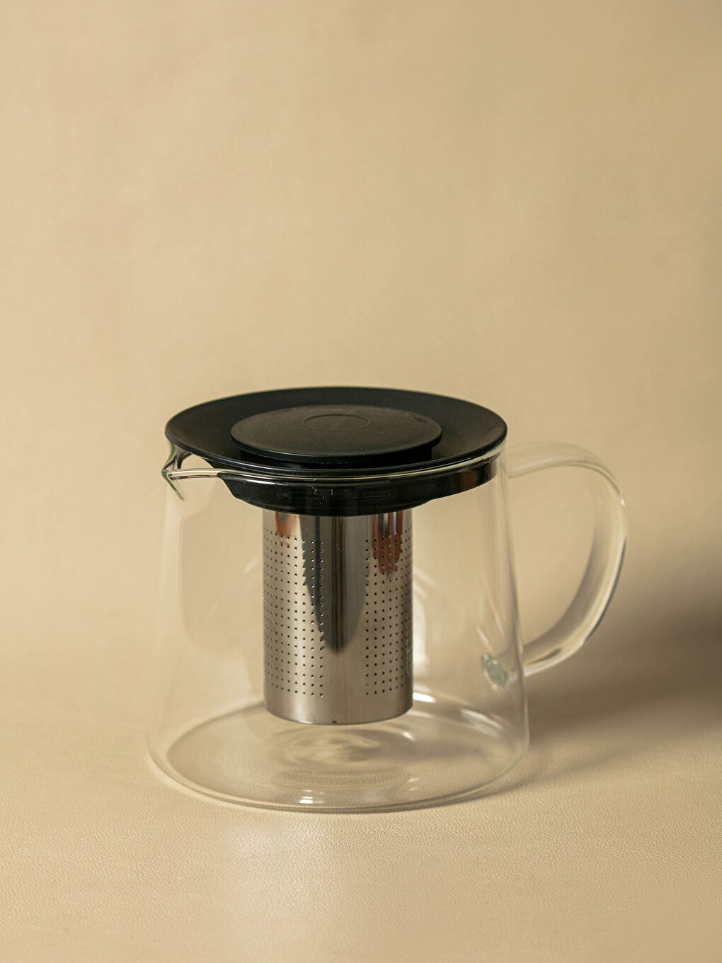 Glass Teapot with Lid 1 Lt