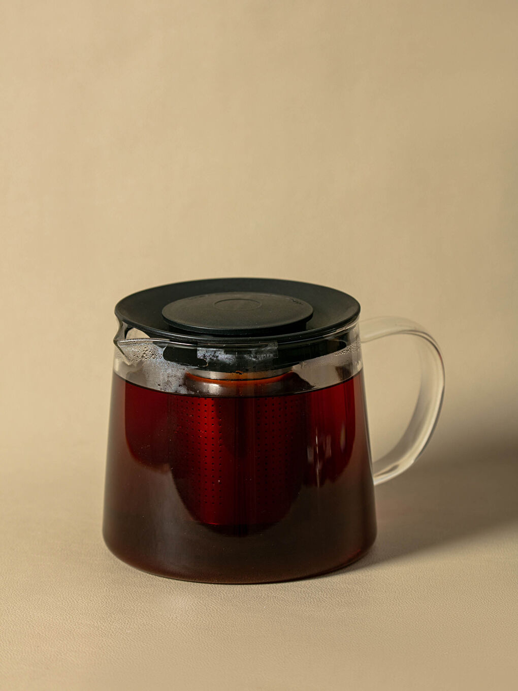 Glass Teapot with Lid 1 Lt-1