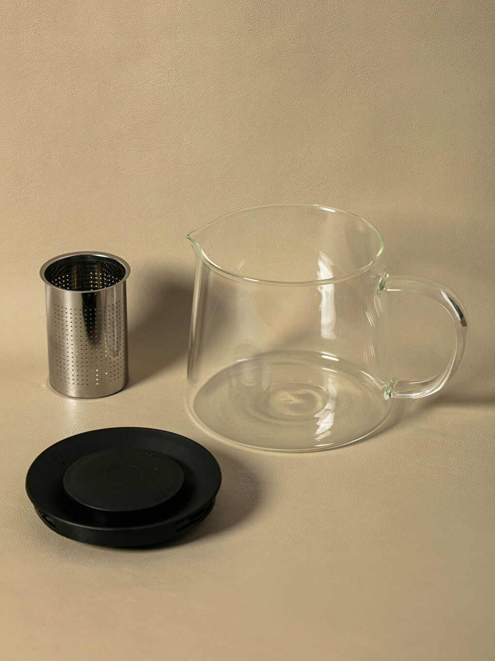 Glass Teapot with Lid 1 Lt-2