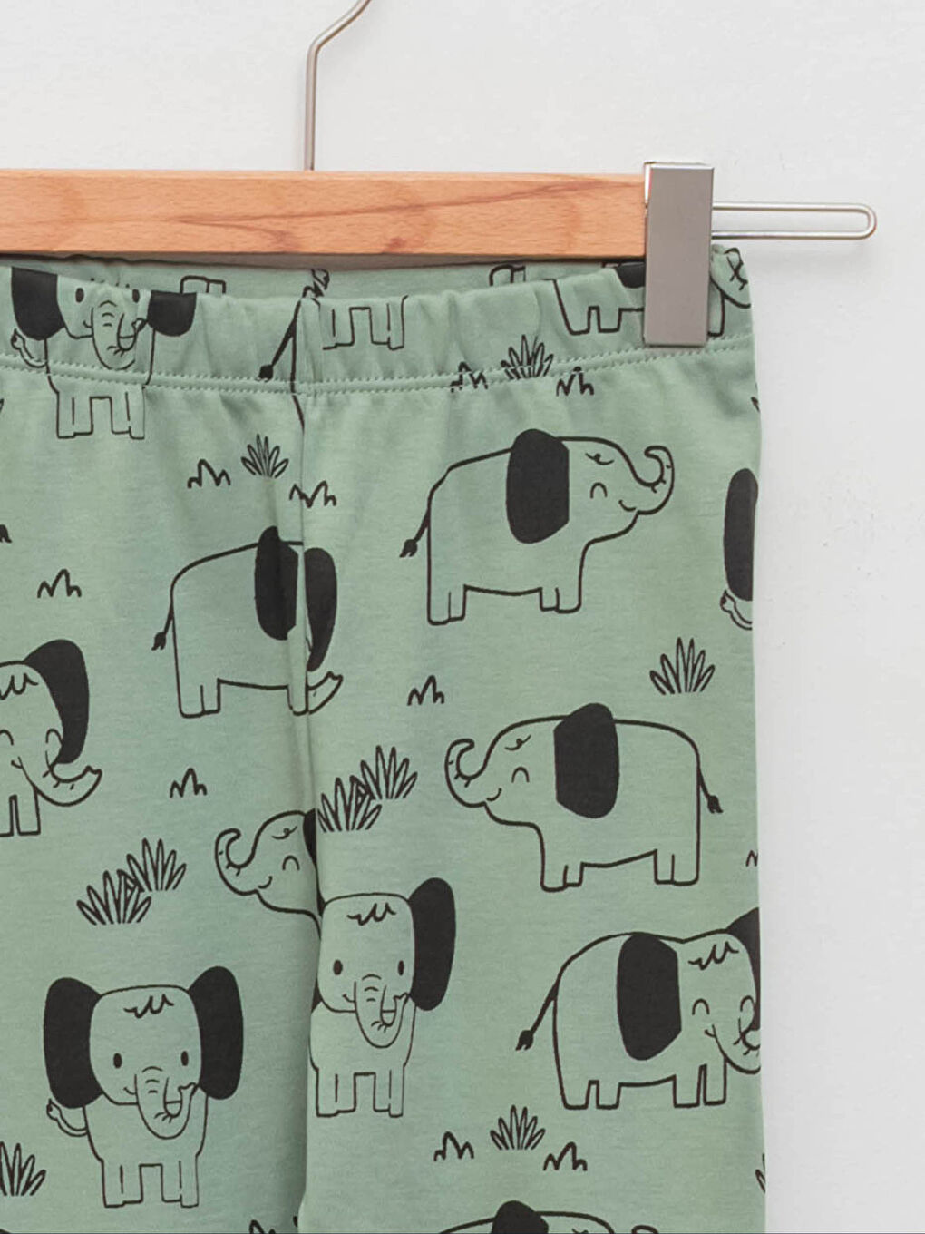 Crew Neck Long Sleeve Printed Cotton Baby Boy Pajama Set-2