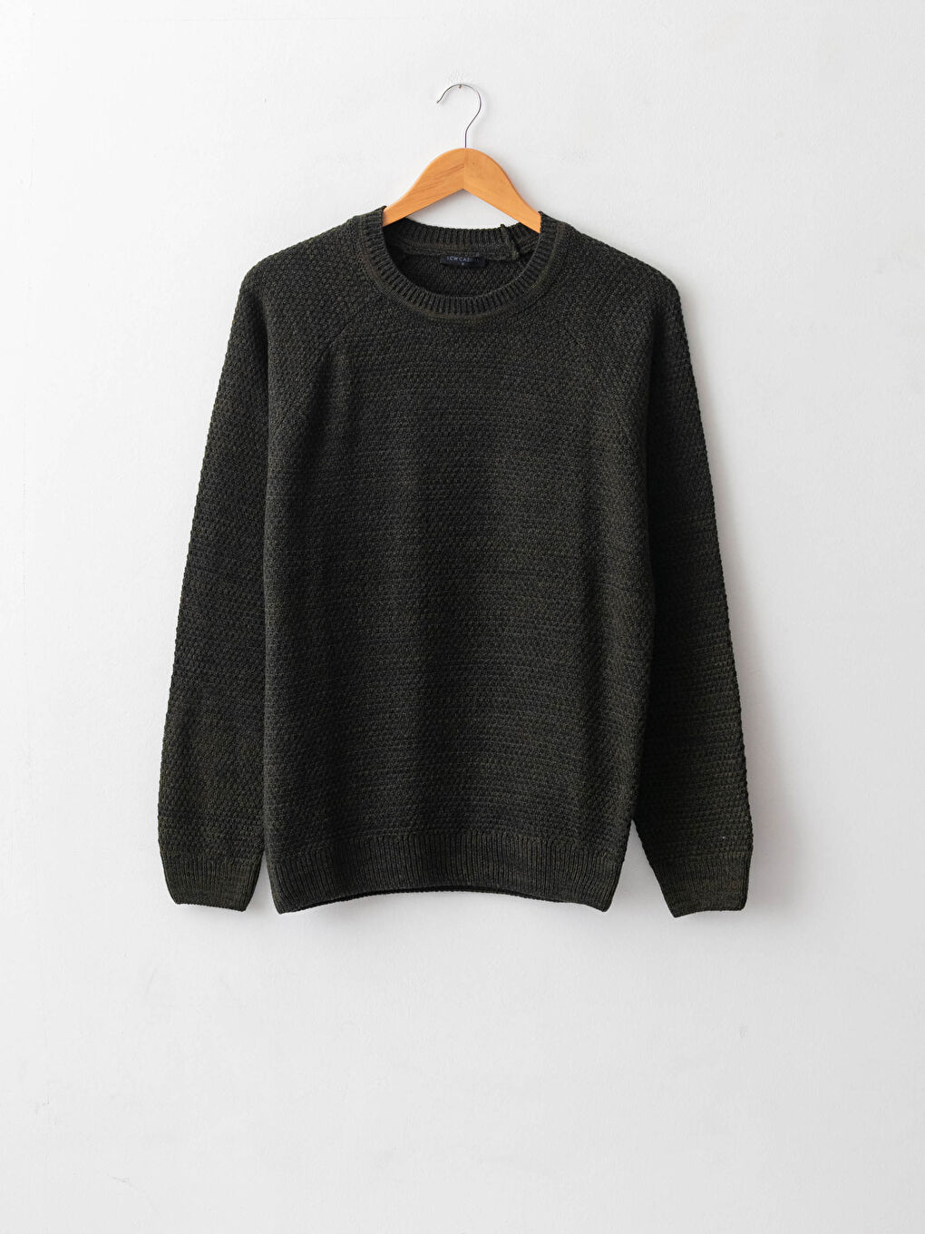 rew Neck Long Sleeve Thick Men's Knitwear Sweater-6