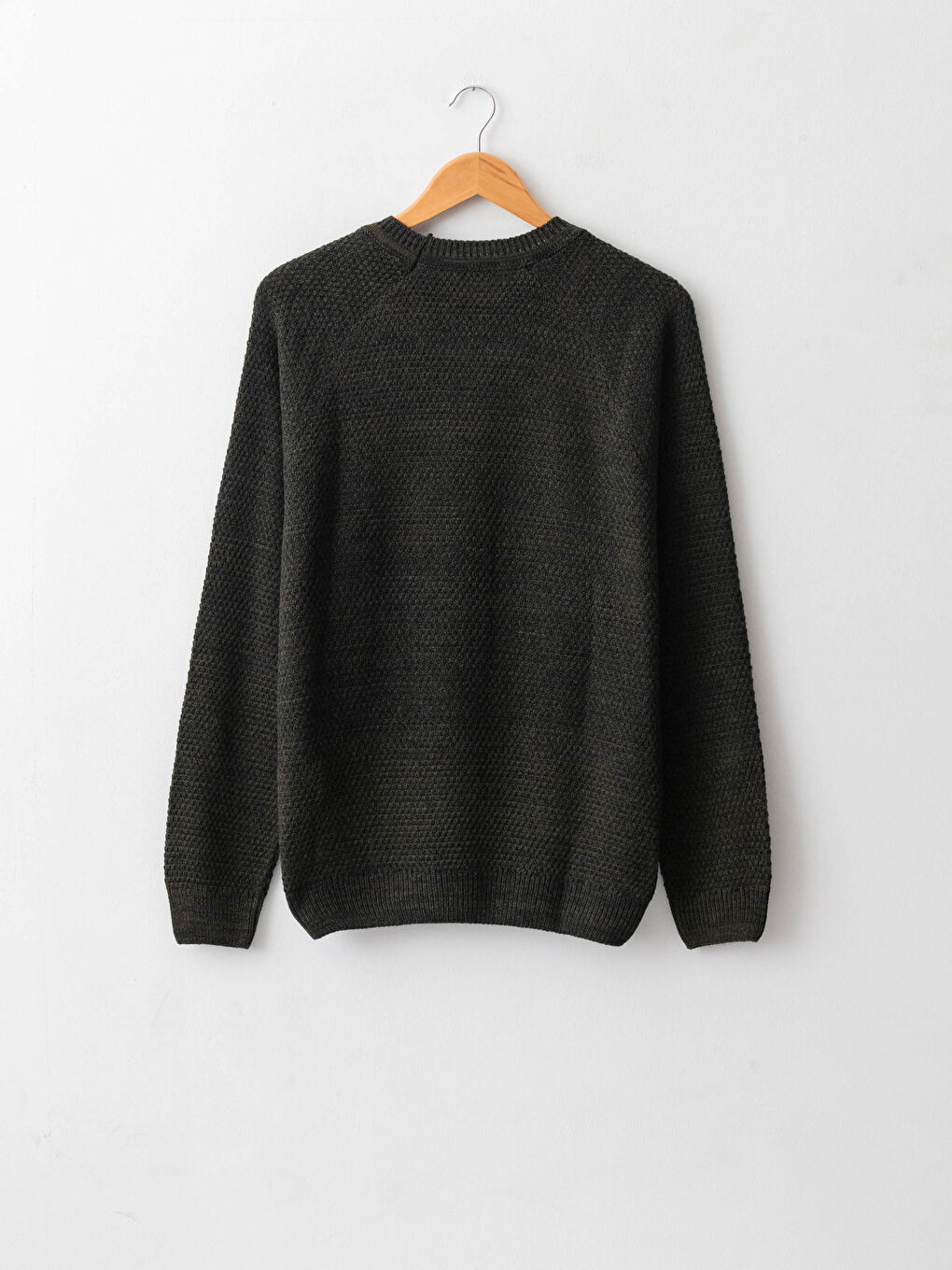 rew Neck Long Sleeve Thick Men's Knitwear Sweater-7