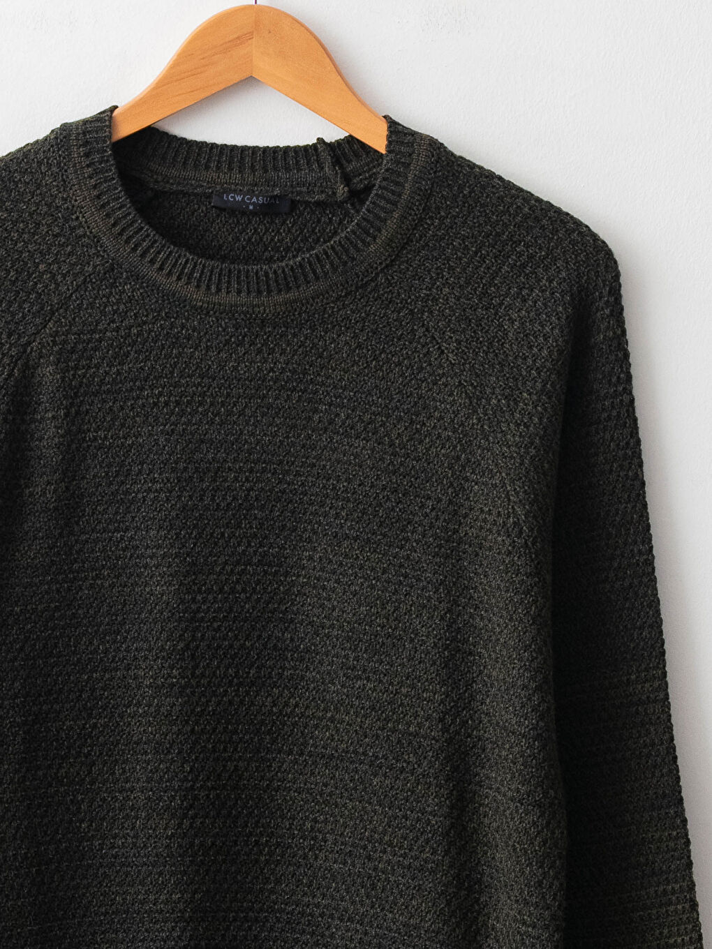 rew Neck Long Sleeve Thick Men's Knitwear Sweater-8