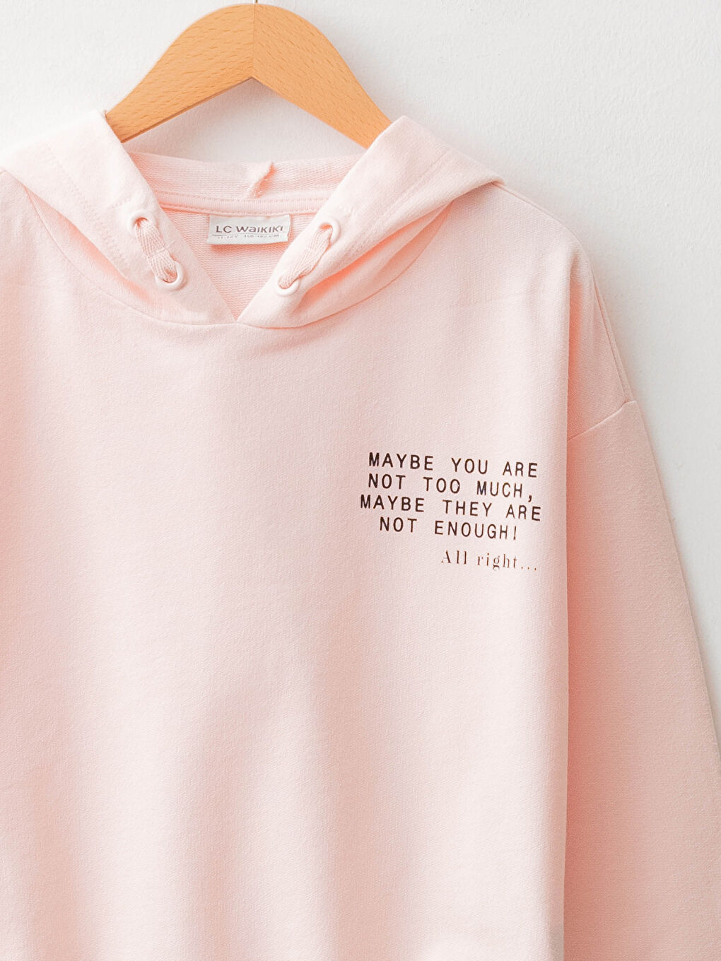 سويت شيرت مزود بغطاء رأس مطبوع بأكمام طويلة وبنطال ضيق للبنات-2