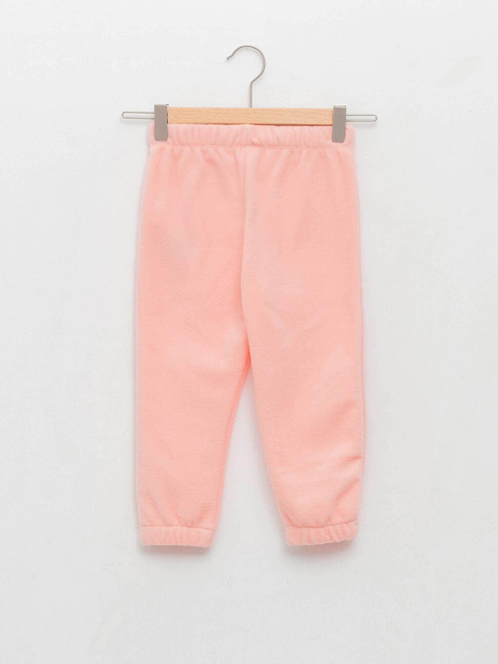 Basic Fleece Baby Girl Tracksuit Bottom With Elastic Waist-1