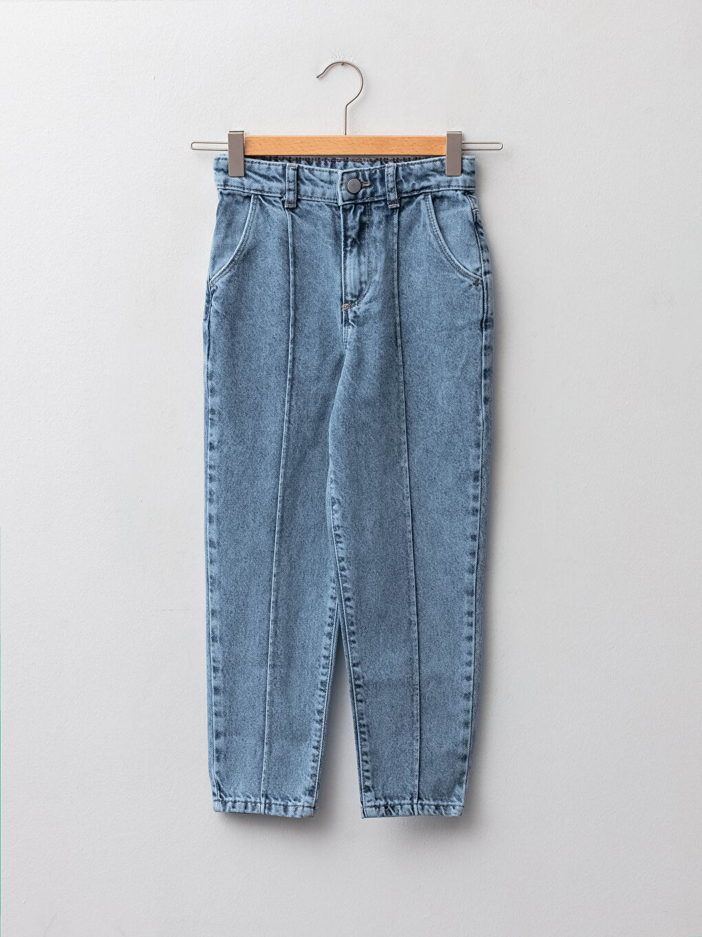 Slouchy Fit Cotton Girls' Jeans-6