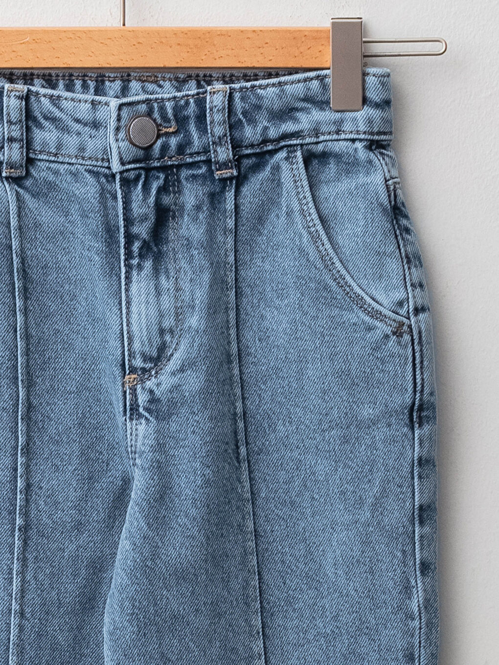Slouchy Fit Cotton Girls' Jeans-8