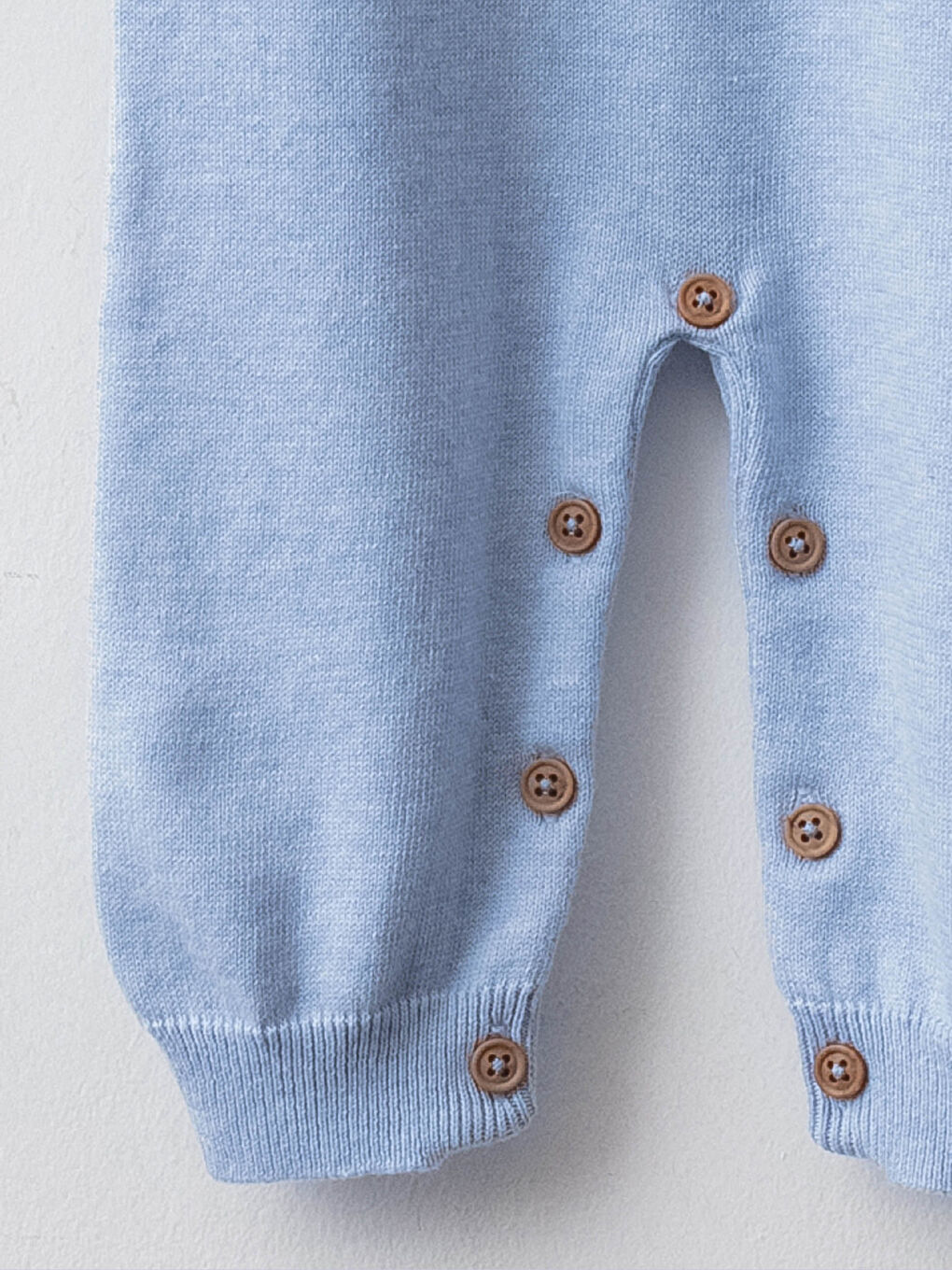 Crew Neck Long Sleeve Patterned Knitwear Jumpsuit-2