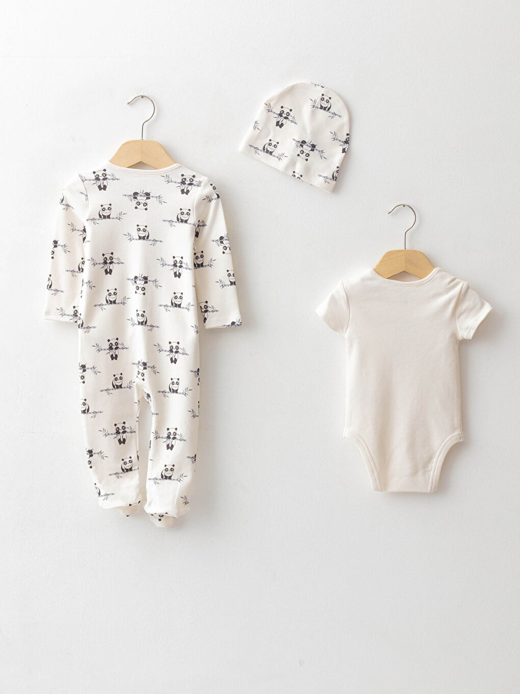 LCW baby Baskılı Pamuklu Erkek Bebek Hastane Çıkış Seti -W18075Z1-FDL