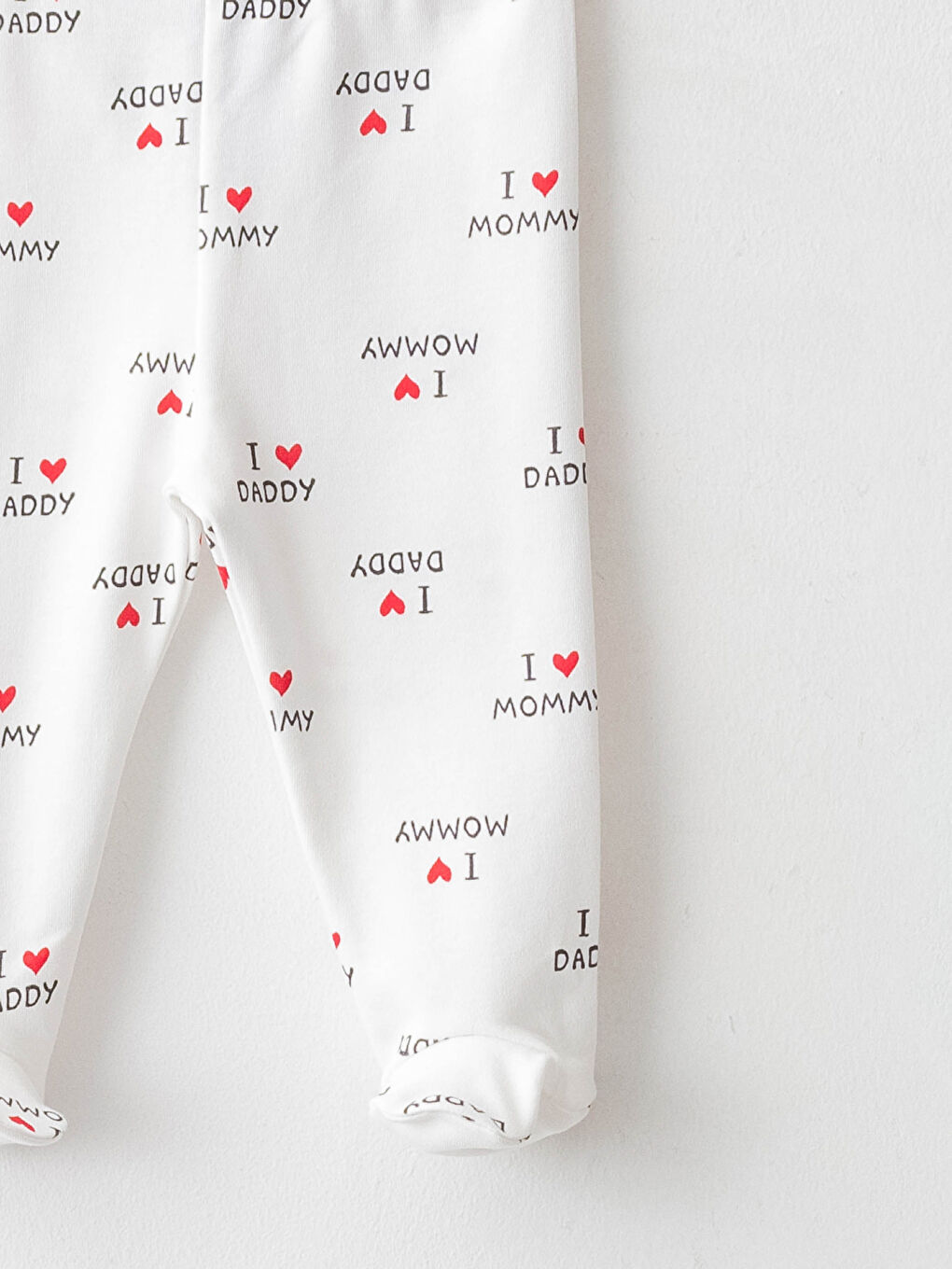 Ekru Beli Lastikli Pamuklu Kız Bebek Pantolon 2'li-2