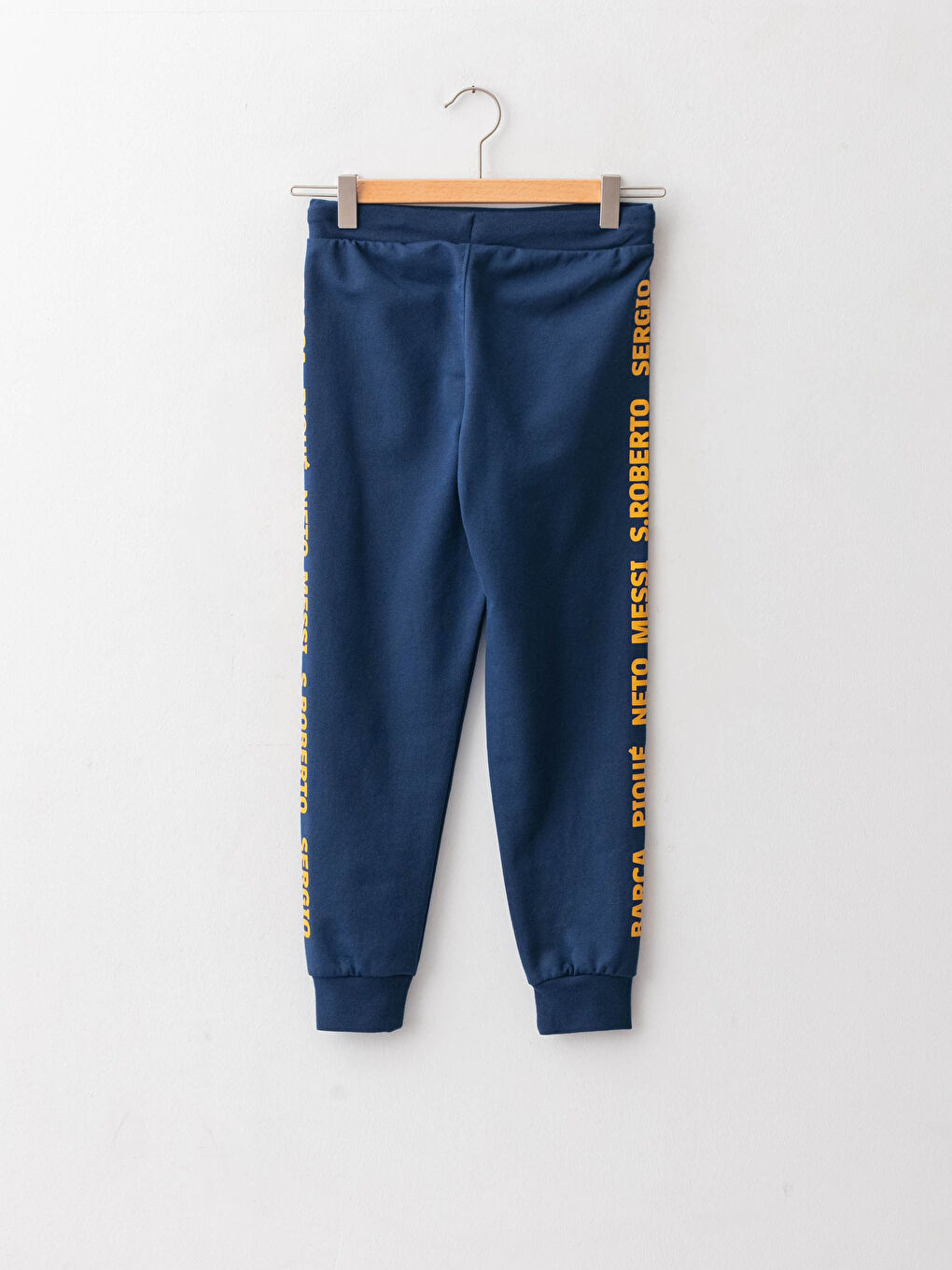Elastic Waistband Barcelona Printed Boys' Jogger Sweatpants-1