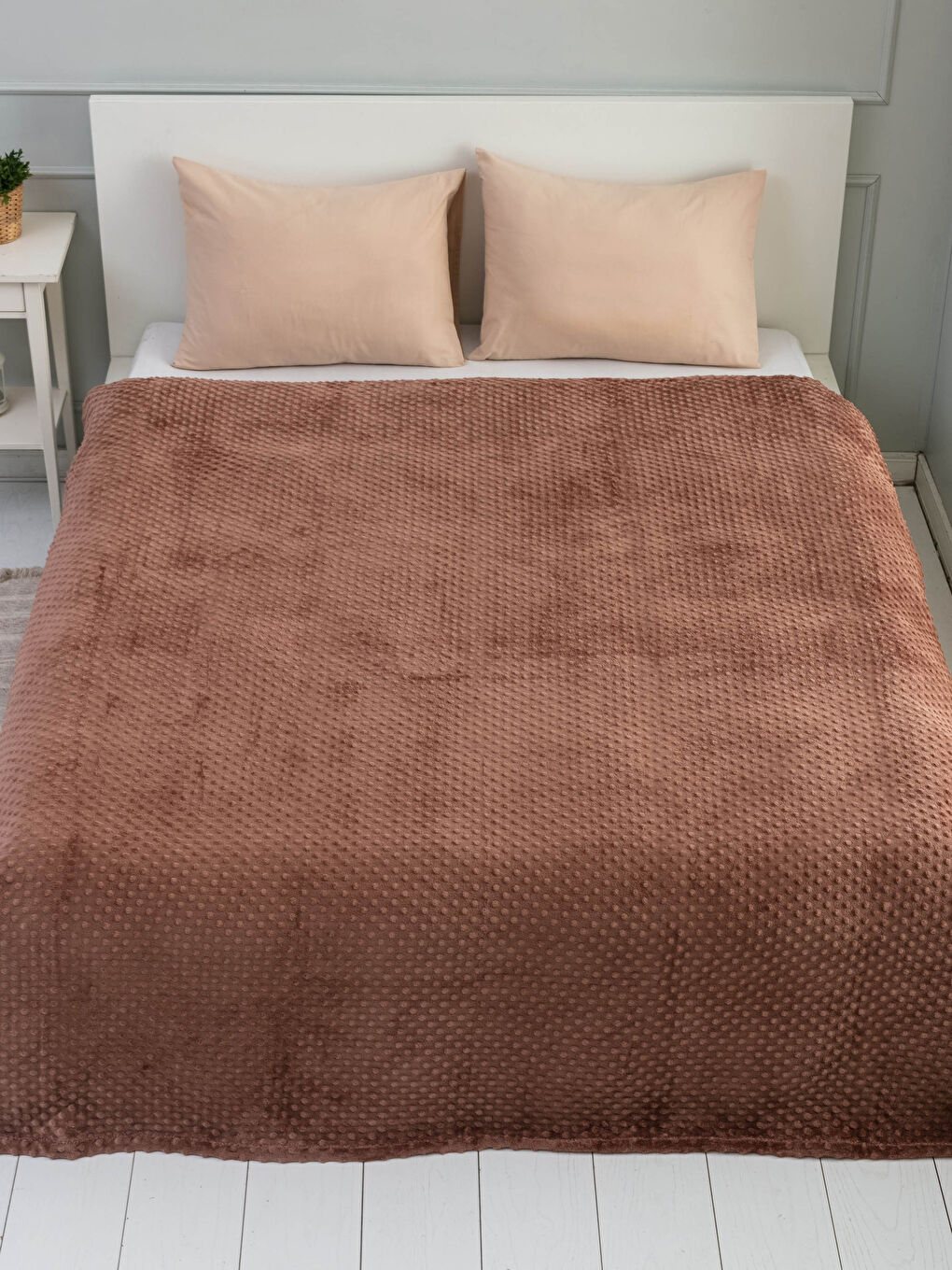 Pătură Wellsoft cu Model Double Buds 200x220 Cm-1