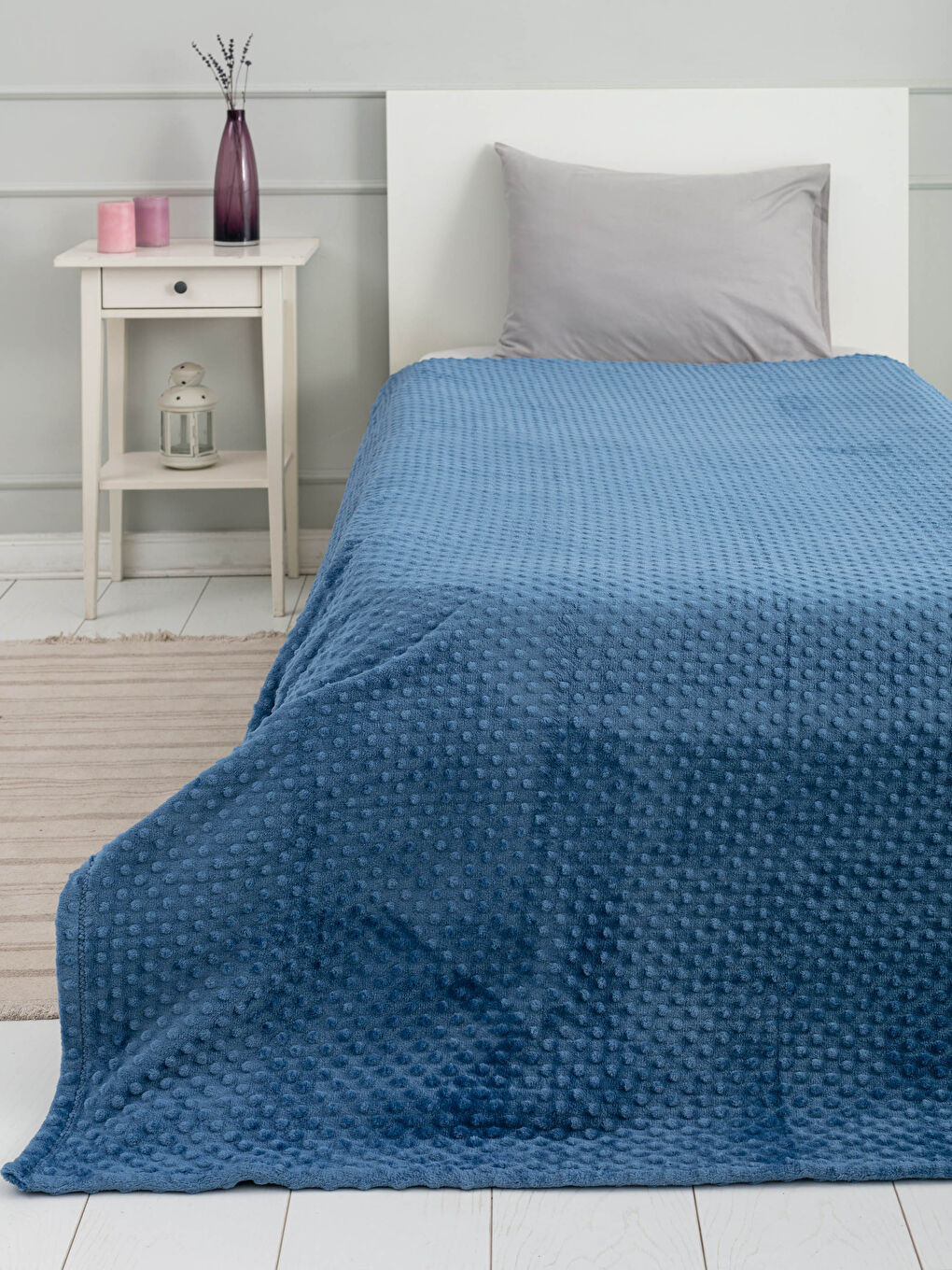 LCW HOME Einzelne Knospe Gemusterte Wellsoft Decke 150x220 Cm -W18309Z8-H8X